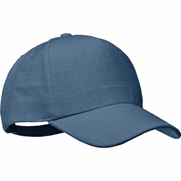 casquette personnalisée bleu lavande chanvre vue profil