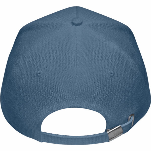 casquette personnalisée bleu lavande chanvre vue dos