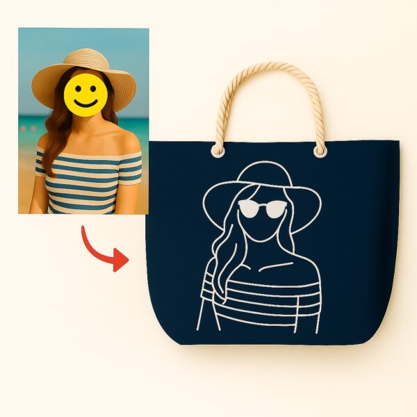 Sac de Plage avec Cordon – Image 2